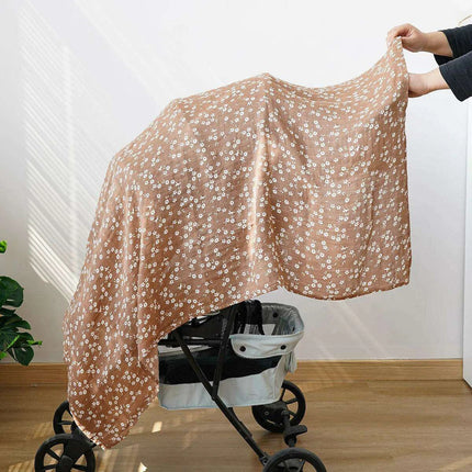 Eco-Friendly Bamboo Cotton Muslin Baby Swaddle and Wrap Set - Très Elite