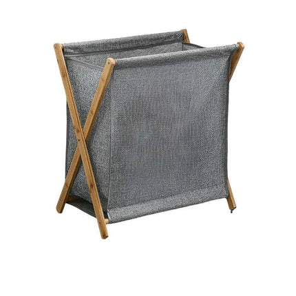 Eco-Friendly Bamboo Foldable Laundry Hamper - Stylish and Space-Saving Storage Solution- Très Elite- Très Elite