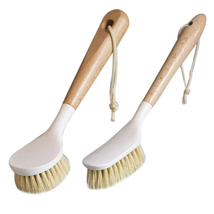 Eco-Friendly Bamboo Scrubber with Natural Sisal Bristles - Très Elite