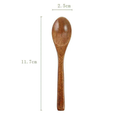 Eco-Friendly Bamboo Spoon for Kids - Perfect Kitchen Utensil for Soups, Rice, and Treats - Très Elite