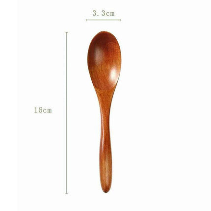 Eco-Friendly Bamboo Spoon for Kids - Perfect Kitchen Utensil for Soups, Rice, and Treats - Très Elite