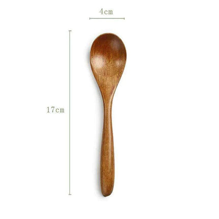 Eco-Friendly Bamboo Spoon for Kids - Perfect Kitchen Utensil for Soups, Rice, and Treats - Très Elite