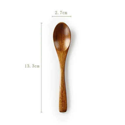Eco-Friendly Bamboo Spoon for Kids - Perfect Kitchen Utensil for Soups, Rice, and Treats - Très Elite