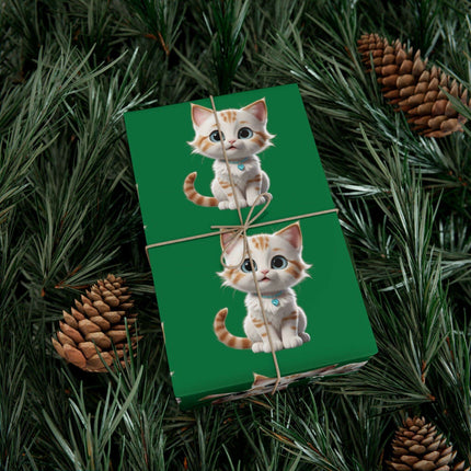 Eco-Friendly Cat Lover's Gift Wrap in Elegant Matte & Satin Finishes - Très Elite
