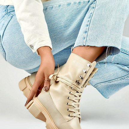Eco-Friendly Chic Leather Ankle Boots for Fall and Winter - Très Elite