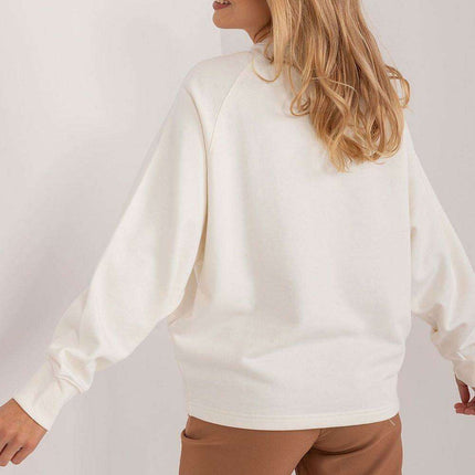 Eco-Friendly Elegance: Embroidered Organic Cotton Women's Sweatshirt - Très Elite