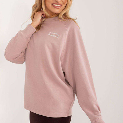 Eco-Friendly Elegance: Embroidered Organic Cotton Women's Sweatshirt - Très Elite