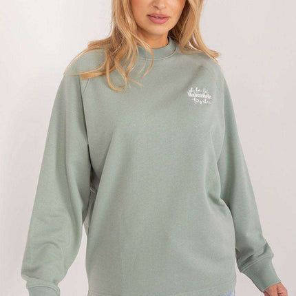 Eco-Friendly Elegance: Embroidered Organic Cotton Women's Sweatshirt
