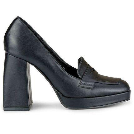 Eco-Friendly Elegant Block Heels with Unique Design - Très Elite