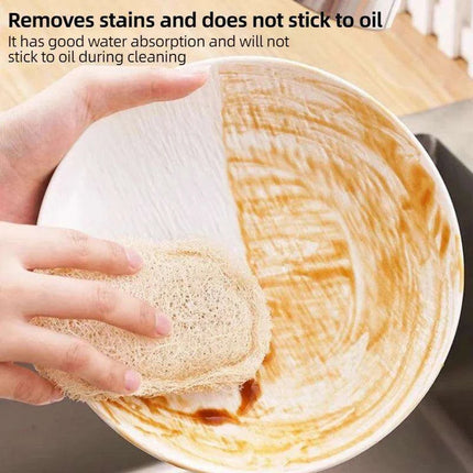 Eco-Friendly Loofah Dish Scrubber Pad Made from Natural Plant Fibers - Très Elite