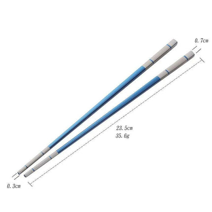 Eco-Friendly Reusable Stainless Steel Chopsticks for Asian Cuisine - Très Elite