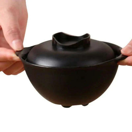 Eco-Friendly Wheat Straw Ramen Bowl with Lid - Versatile Kitchen Storage for Soups, Salads, and More - Très Elite