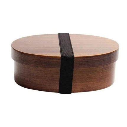 Eco-Friendly Wooden Bento Box Set with Leakproof Features - Perfect for Healthy Family Meals..