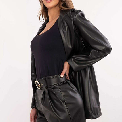 Eco Leather Shorts Women Model 203940 Premium Quality - Très Elite