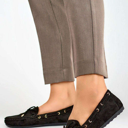 Eco-Suede Brown Moccasin PRIMO - Très Elite