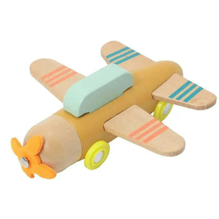 Educational Wooden Train Set for Babies - Montessori-Inspired Learning Toy with Trolley and Number Blocks - Très Elite