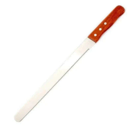 Efficient Wooden Bread Knife Trio - Slice with Ease and Precision - Très Elite