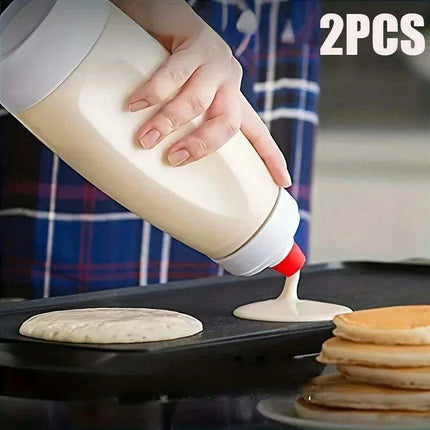 Effortless Batter Blender with Whisk Ball for Perfectly Fluffy Pancakes, Cupcakes, and More - Très Elite