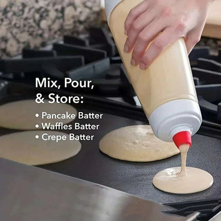 Effortless Batter Blender with Whisk Ball for Perfectly Fluffy Pancakes, Cupcakes, and More - Très Elite
