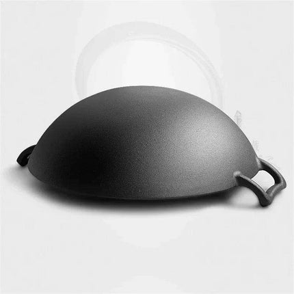 Effortless Cast Iron Skillet with Double Ears - Say Goodbye to Greasy Fumes and Sticking - Très Elite