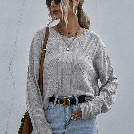 Effortless Chic: Cozy Loose Knit Sweater for Everyday Elegance - Très Elite