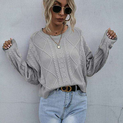 Effortless Chic: Cozy Loose Knit Sweater for Everyday Elegance