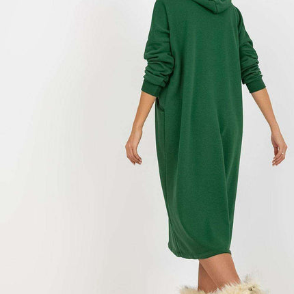 Effortless Chic Hooded Sweat Dress - Très Elite