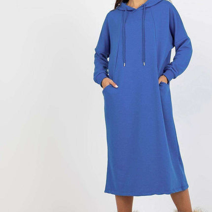 Effortless Chic Hooded Sweat Dress - Très Elite