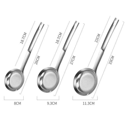 Effortless Cooking with Ergonomic Stainless Steel Skimmer Ladle