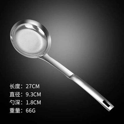 Effortless Cooking with Ergonomic Stainless Steel Skimmer Ladle