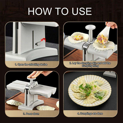 Effortless Dual-Head Dumpling Machine - Your Ultimate Home Cooking Companion - Très Elite