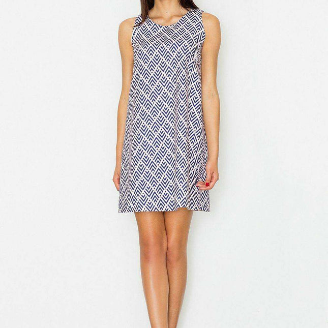 Effortless Elegance: Flared Sleeveless Daydress by Figl