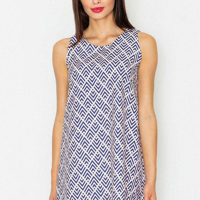 Effortless Elegance: Flared Sleeveless Daydress by Figl