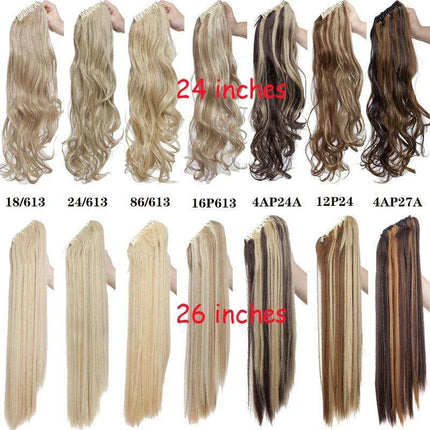 Effortless Glamour Long Wavy Clip-In Ponytail Extension for Instant Transformation - Très Elite
