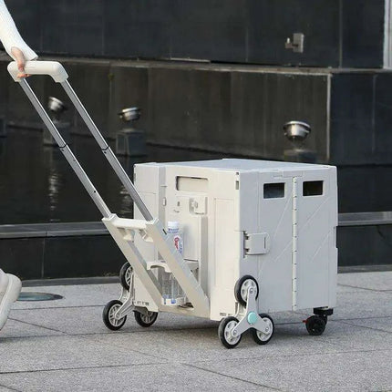 Effortless Shopping Companion: Versatile Trolley with Easy Glide Wheels - Très Elite
