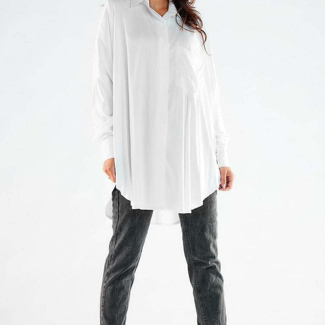Effortlessly Chic Oversized Long Sleeve Awama Top