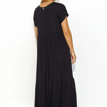 Effortlessly Chic V-Neck Maxi Dress for Casual Style - Très Elite