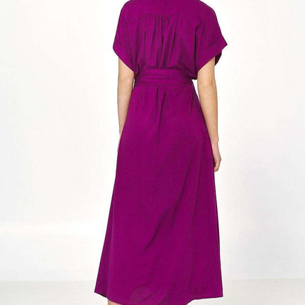 Effortlessly Elegant Viscose Shirt Dress For Casual Days - Très Elite
