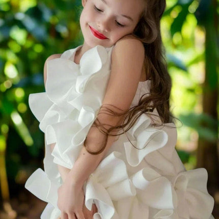 Eid Celebration Luxury One-Piece Dress for Young Girls - Elegant Birthday Party Outfit - Très Elite