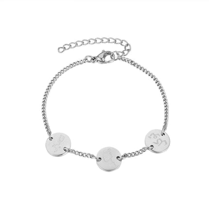 Eid Inspirational Arabic Bracelet - Symbols of Patience, Gratitude & Trust - Très Elite