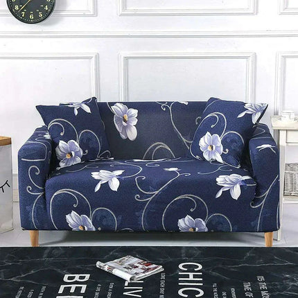 Elastic Stretch Sofa Slipcover for Loveseat and L-Shaped Sectional Couch Protection - Très Elite
