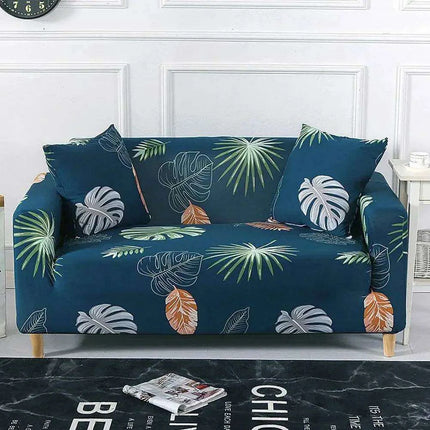 Elastic Stretch Sofa Slipcover for Loveseat and L-Shaped Sectional Couch Protection - Très Elite
