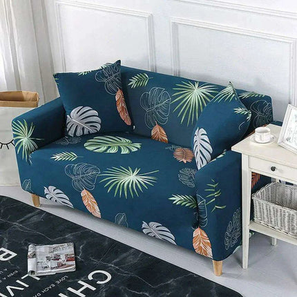 Elastic Stretch Sofa Slipcover for Loveseat and L-Shaped Sectional Couch Protection - Très Elite