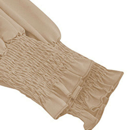 Elastic waist mid-length dress for casual vacation - Très Elite