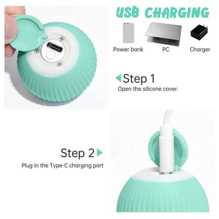 Electric Interactive Rolling Ball Toy for Cats - Endless Playtime Adventure - Très Elite