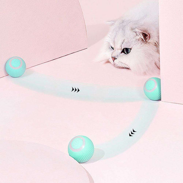 Electric Interactive Rolling Ball Toy for Cats - Endless Playtime Adventure