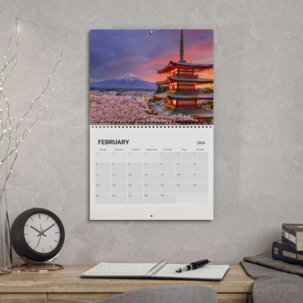 Elegance in Time: Premium Japanese Wall Calendar 2024 with Stunning Imagery - Très Elite