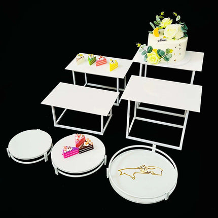 Elegant 10-Piece Dessert Display Set for Stylish Celebrations - Très Elite