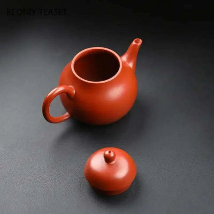 Elegant 120ml Authentic Yixing Purple Clay Teapot - Handcrafted Travel Tea Set - Très Elite