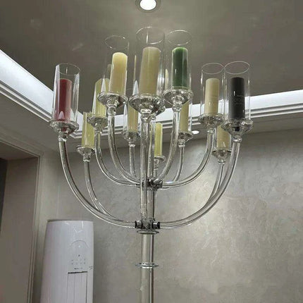 Elegant 13-Arm Crystal Candle Holder - Très Elite